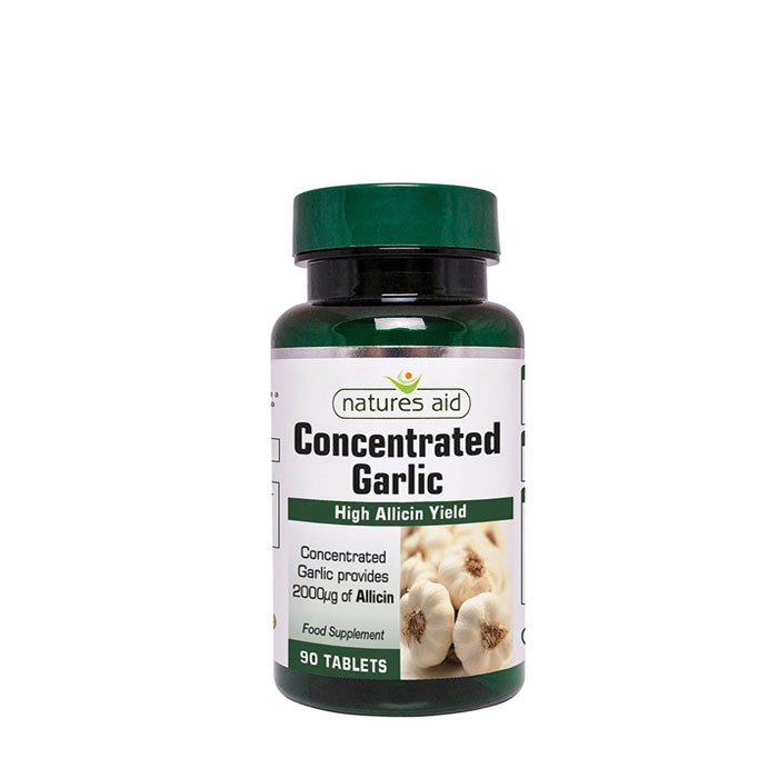ЧЕСЪН таблетки 90 броя / NATURES AID CONCENTRATED GARLIC