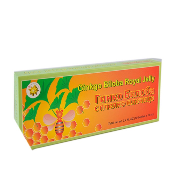 ГИНКО БИЛОБА С ПЧЕЛНО МЛЕЧИЦЕ флакон 10 броя / TNT 21 GINKGO BILOBA ROYAL JELLY