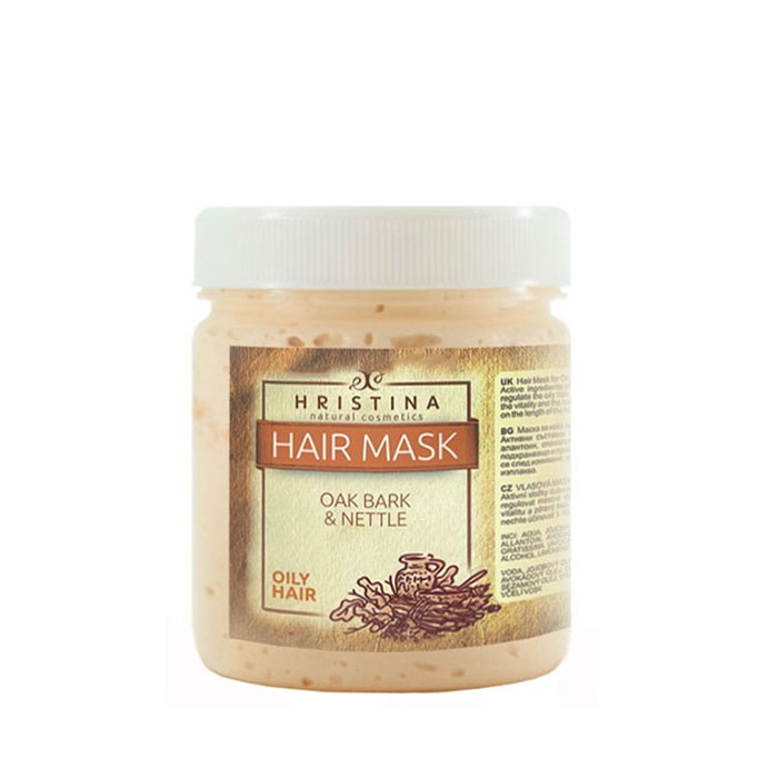 МАСКА ЗА МАЗНА КОСА 200 мл. / HRISTINA HAIR MASK FOR OILY HAIR