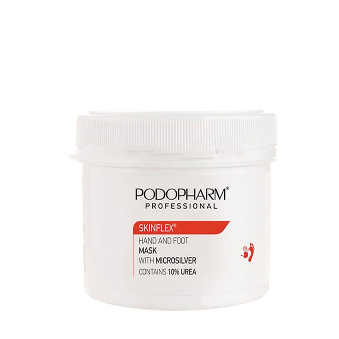 МАСКА ЗА РЪЦЕ И КРАКА С МИКРОСРЕБРО 600 мл. / PODOPHARM PROFESSIONAL SKINFLEX HAND AND NAIL FOOT MASK WITH MICROSILVER