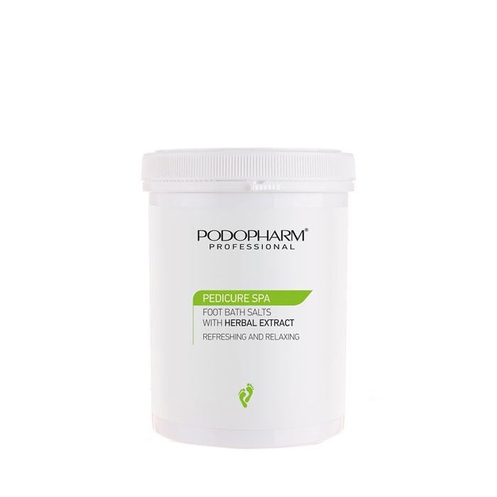 СПА СОЛИ ЗА КРАКА С БИЛКОВ ЕКСТРАКТ 1400 гр. / PODOPHARM PROFESSIONAL PEDICURE SPA FOOT BATH SALT WITH HERBAL EXTRACT