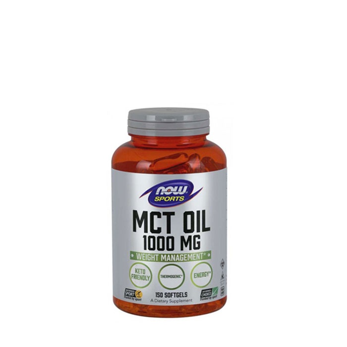 НАУ ФУДС СПОРТ МСТ ОЙЛ дражета 1000 мг. 150 броя / NOW FOODS SPORTS MCT OIL