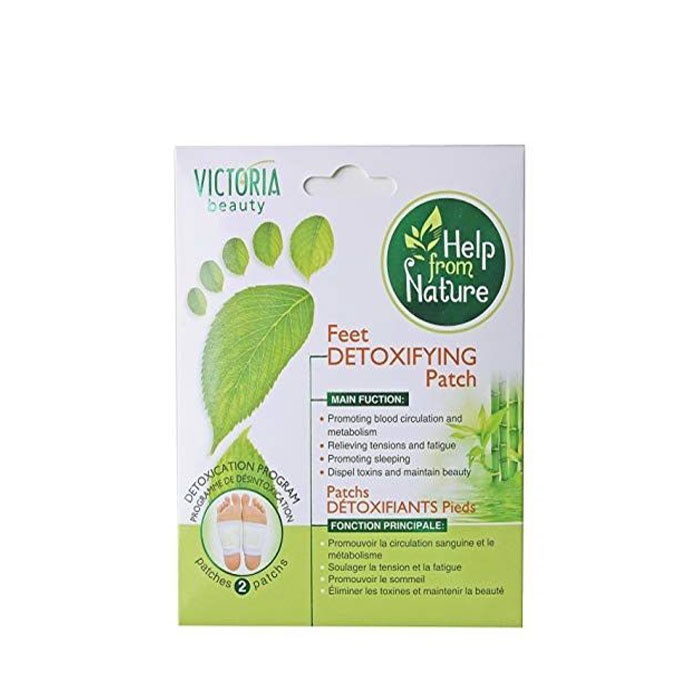 ДЕТОКСИКИРАЩИ ЛЕПЕНКИ ЗА КРАКА 2 броя / VICTORIA BEAUTY FEET DETOXIFYING PATCHES