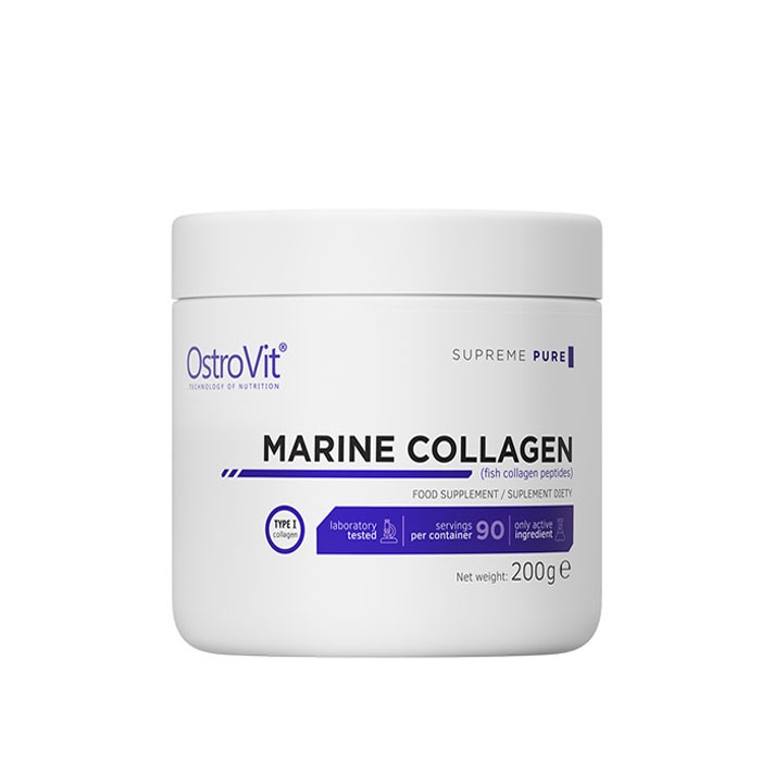 ОСТРОВИТ МОРСКИ КОЛАГЕН 200 гр. / OSTROVIT HYDROLYZED FISH COLLAGEN POWDER