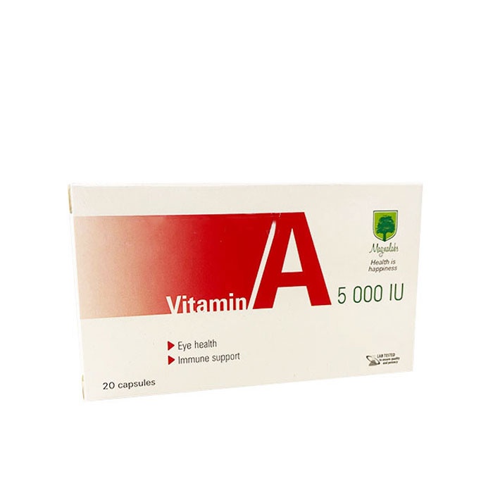 МАГНАЛАБС ВИТАМИН A капсули 5 000 IU 20 броя / MAGNALABS VITAMIN A