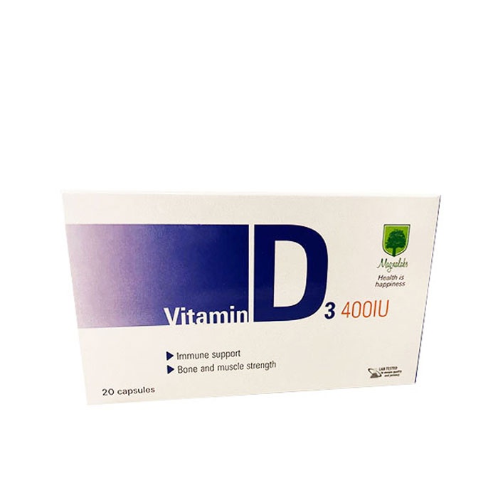 МАГНАЛАБС ВИТАМИН D капсули 400 IU 20 броя / MAGNALABS VITAMIN D capsules 400 IU