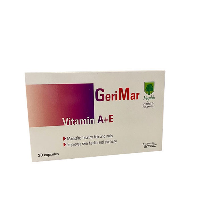 МАГНАЛАБС ГЕРИМАР ВИТАМИН А + Е капсули 20 броя / MAGNALABS GERIMAR VITAMIN A+E