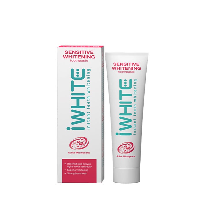 ИЗБЕЛВАЩА ПАСТА ЗА ЧУВСТВИТЕЛНИ ЗЪБИ АЙУАЙТ 75 мл. / WHITE INSTANT SENSITIVE WHITENING TOOTHPASTE