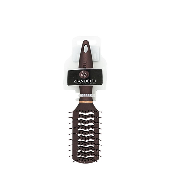 КАФЯВА ЧЕТКА ЗА КОСА / STANDELLI BROWN HAIR BRUSH 9542CEG