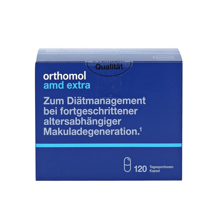 ОРТОМОЛ АМД ЕКСТРА 120 броя дневни дози / ORTHOMOL QMD EXTRA
