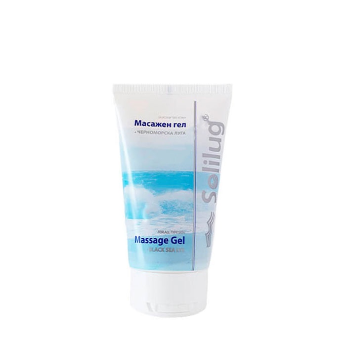 МАСАЖЕН ГЕЛ С ЧЕРНОМОРСКА ЛУГА СОЛИЛУГ 150 мл. / SOLILUG MASSAGE GEL WITH BLACK SEA LYE