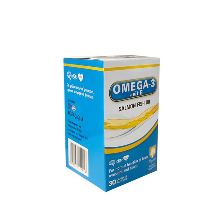 МАГНАЛАБС ОМЕГА-3 + ВИТАМИН Е капсули 30 броя / MAGNALABS OMEGA-3 + VITAMIN E