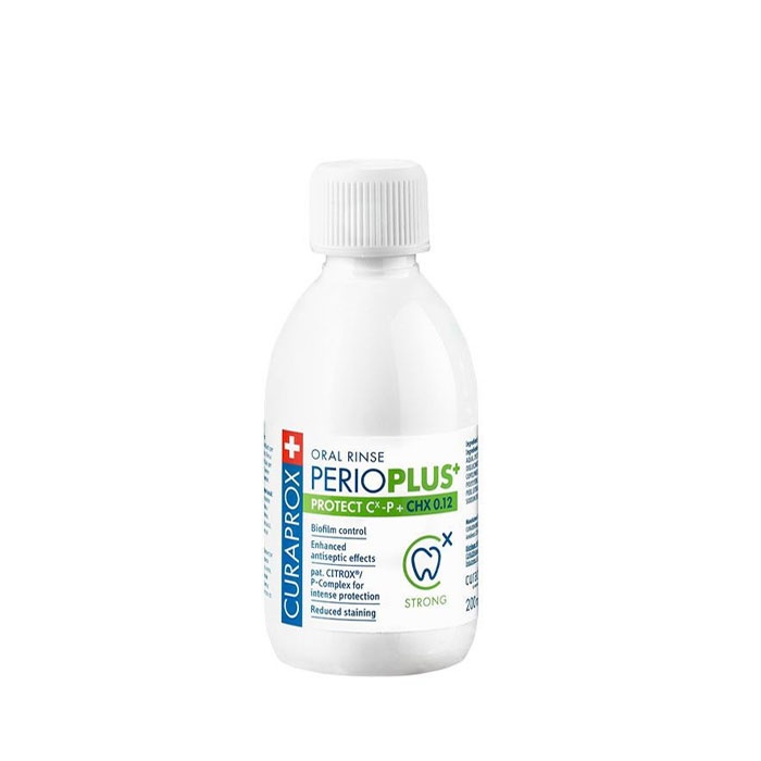 ВОДА ЗА УСТА ПЕРИО ПЛЮС ПРОТЕКТ СНХ 0,12% 200 мл. / CURAPROX MOUTHWASH PERIO PLUS PROTECT CHX 0,12%