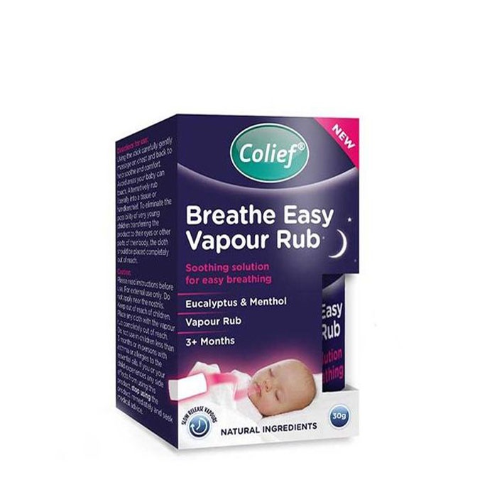 КОЛИЙФ БРИЙТ ИЗИ СТИК БАЛСАМ за леко дишане 30 гр. / COLIEF BREATHE EASY VAPOR RUB