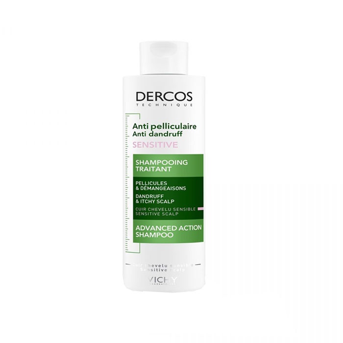 ВИШИ DERCOS ШАМПОАН ПРОТИВ ПЪРХОТ ЗА ЧУВСТВИТЕЛЕН СКАЛП 200 мл. / VICHY DERCOS ANTI-DANDRUFF SHAMPOO FOR SENSITIVE SCALP