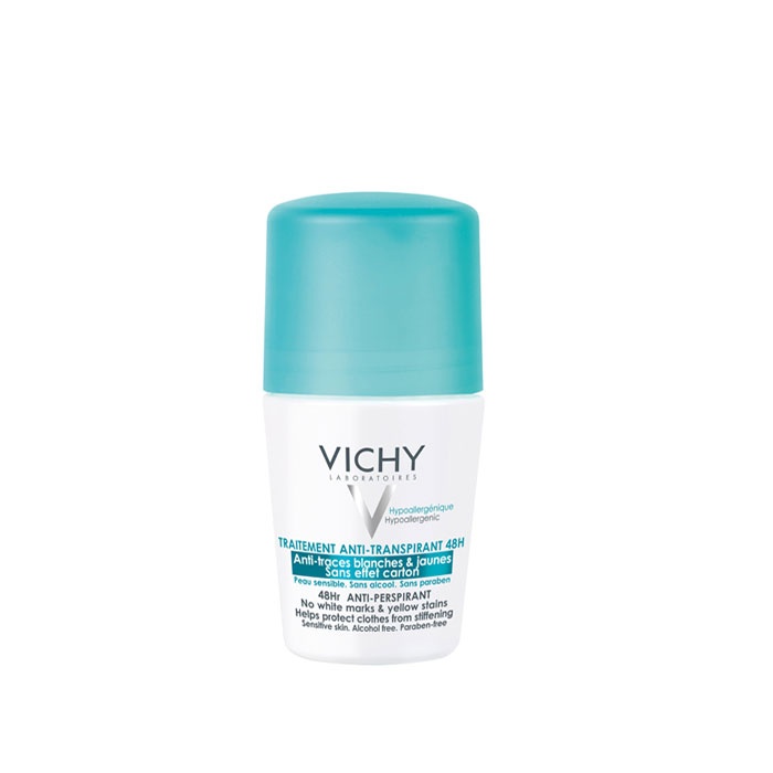 ВИШИ РОЛ ОН ПРОТИВ ИЗПОТЯВАНЕ БЕЗ БЕЛИ СЛЕДИ 48 ЧАСА 50 мл. / VICHY ROLL ON NO WHITE AFTER 48 HOURS