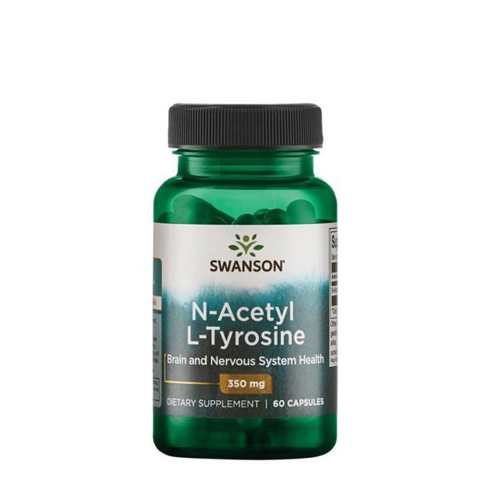 СУОНСЪН N - АЦЕТИЛ И L - ТИРОЗИН 350 мг 60 броя / SWANSON PREMIUM N - ACETYL &amp; L - TYROSINE