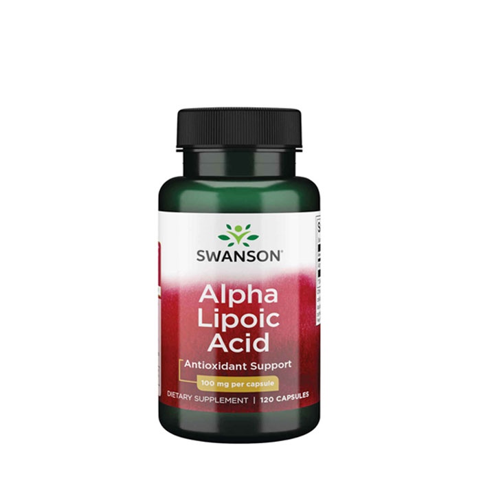 СУОНСЪН АЛФА ЛИПОЕВА КИСЕЛИНА капсули 100 мг. 120 броя SW982 / SWANSON PREMIUM ALPHA LIPOIC ACID