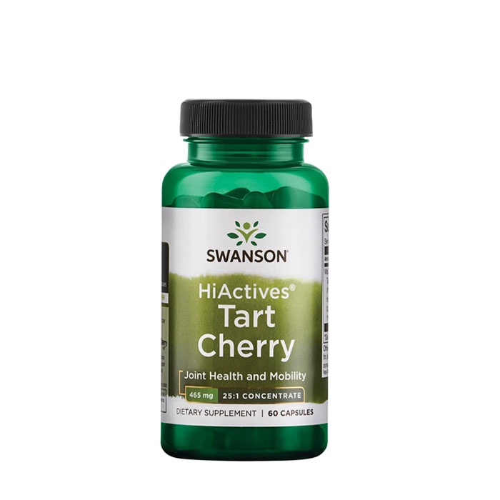 СУОНСЪН ВИШНА ЕКСТРАКТ капсули 465 мг. 60 броя SWH112 / SWANSON HI ACTIVES TAR CHERRY