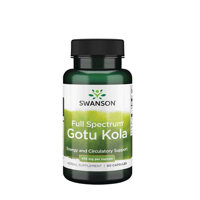 СУОНСЪН ГОТУ КОЛА капсули 435 мг 60 броя SW1332 / SWANSON PREMIUM BRAND GOTU KOLA