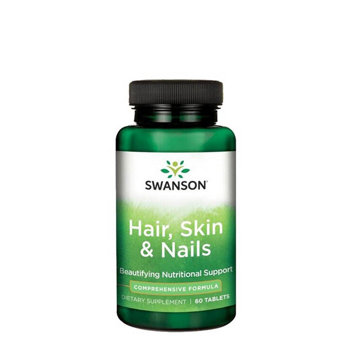 СУОНСЪН КОСА, КОЖА И НОКТИ таблетки 250 мг. 60 броя / SWANSON HAIR, SKIN &amp; NAILS
