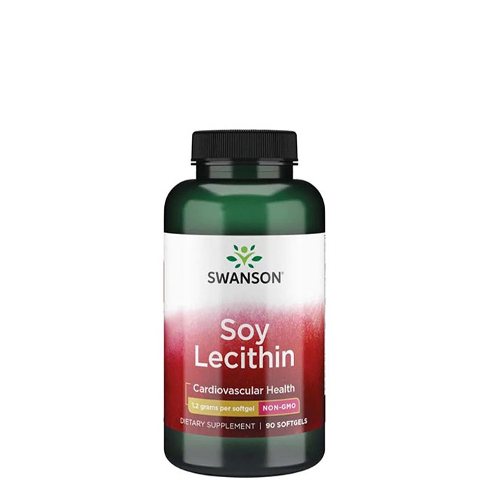 СУОНСЪН ЛЕЦИТИН БЕЗ ГМО капсули 1200 мг 90 броя SW1409 / SWANSON LECITHIN NON - GMO