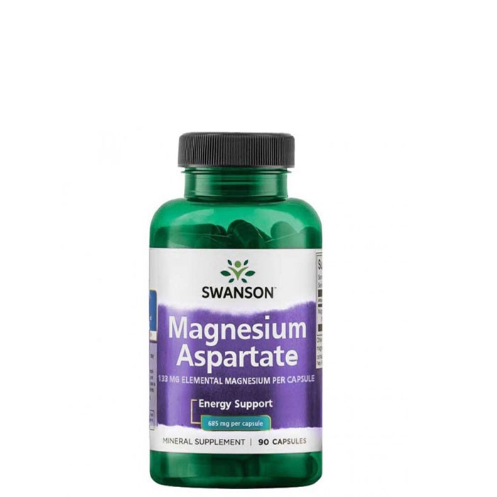 СУОНСЪН МАГНЕЗИЕВ АСПАРТАТ капсули 685 мг 90 броя SW1420 / SWANSON MAGNESIUM ASPARTATE