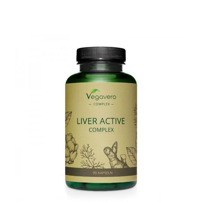 ЛИВЪР АКТИВ КОМПЛЕКС ВЕГАВЕРО капсули 90 броя / VEGAVERO LIVER ACTIVE COMPLEX