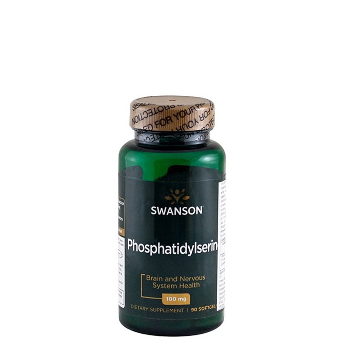 СУОНСЪН ФОСФАТИДИЛСЕРИН капсули 100 мг 90 броя / SWANSON PHOSPHATIDYLSERINE