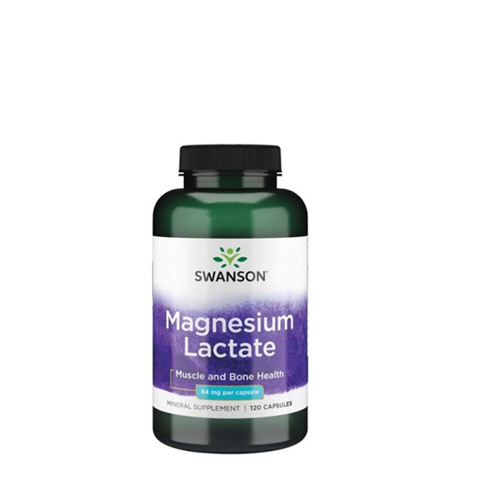 СУОНСЪН МАГНЕЗИЕВ ЛАКТАТ капсули 120 броя / SWANSON MAGNESIUM LACTATE