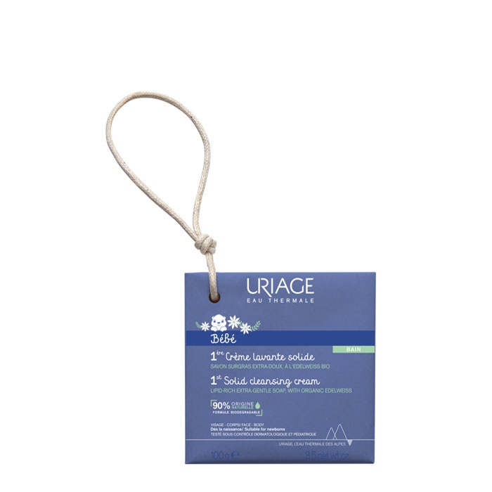 УРИАЖ БЕБЕ ЛИПИДО-ОБОГАТЕН ПОЧИСТВАЩ КРЕМ-САПУН 100 гр. / URIAGE BABY 1ST SOLID CLEANSING CREAM