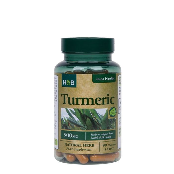 КУРКУМА капсули 500 мг 90 броя / HOLLAND &amp; BARRETT TURMERIC