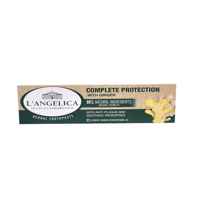 ИЗБЕЛВАЩА ПАСТА ЗА ЗЪБИ С АКТИВЕН ВЪГЛЕН 75 мл. / LANGELLICA GENTLE WHITENING WITH ACTIVATED CHARCOAL HERBAL TOOTHPASTE