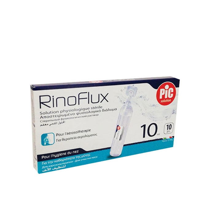 РИНОФЛУКС ФИЗИОЛОГИЧЕН РАЗТВОР 10 мл. дози 10 броя / PIC RINOFLUX