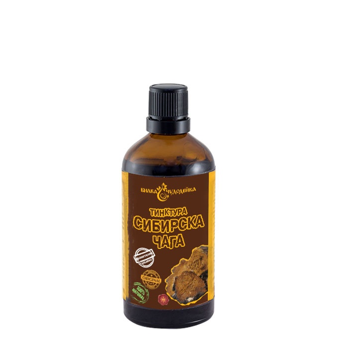 БИЛКА ЧУДОДЕЙКА ТИНКТУРА СИБИРСКА ЧАГА 100 мл. / BILKA CHUDODEYKA TINCTURE SIBERIAN CHAGA
