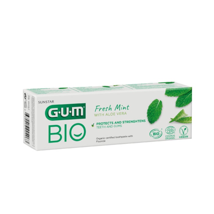 ПАСТА ЗА ЗЪБИ ГЪМ С АЛОЕ И МЕНТА 75 мл. / GUM TOOTHPASTE FRESH MINT