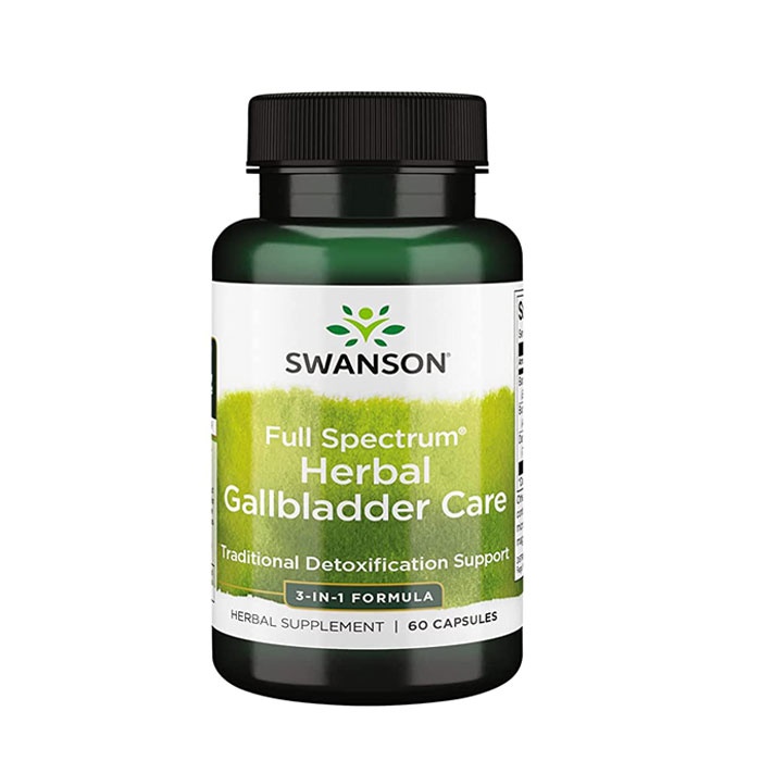 СУОНСЪН ПЪЛЕН СПЕКТЪР ЗДРАВЕ ЗА ЖЛЪЧКАТА капсули 60 броя / SWANSON FULL SPECTRUM HERBAL GALLBLADDER CARE