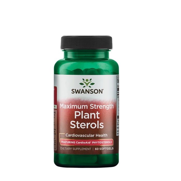 СУОНСЪН РАСТИТЕЛНИ СТЕРОЛИ МАКС капсули 60 броя / SWANSON MAXIMUM STRENGTH PLANT STEROLS CARDIO AID