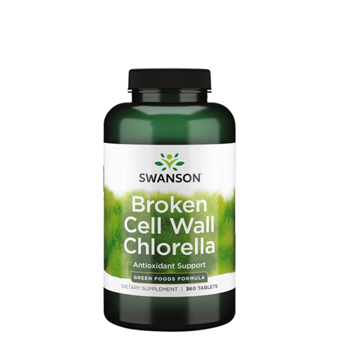 СУОНСЪН ХЛОРЕЛА таблетки 500 мг 360 броя SWR006 / SWANSON CHLORELLA