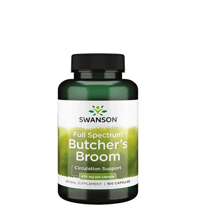 СУОНСЪН МИШИ ЧЕМШИР капсули 470 мг 100 броя / SWANSON PREMIUM BUTCHER` S BROOM
