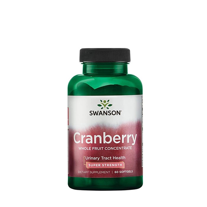 СУОНСЪН ЧЕРВЕНА БОРОВИНКА КОНЦЕНТРАТ капсули 420 мг 60 броя / SWANSON SUPER STRENGTH CRANBERRY CONCENTRATE