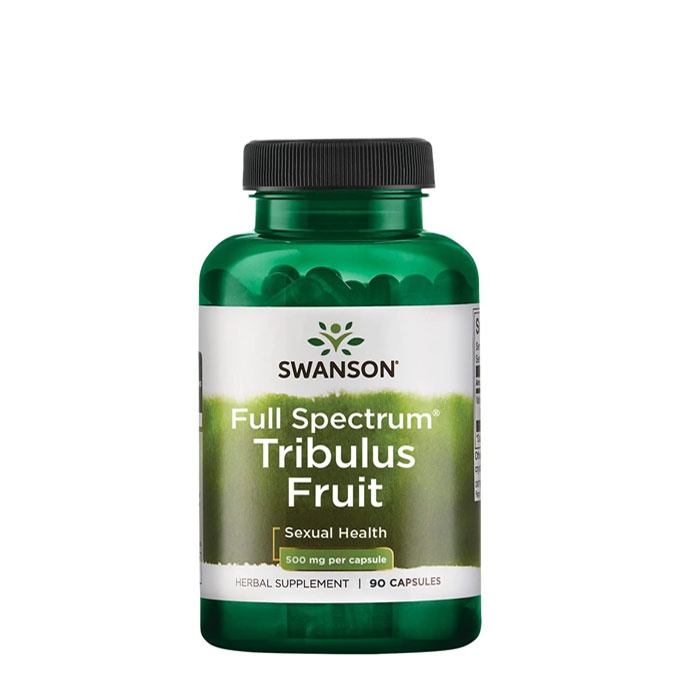СУОНСЪН ТРИБУЛУС ПЛОД ПЪЛЕН СПЕКТЪР капсули 500 мг. 90 броя / SWANSON FULL SPECTRUM TRIBULUS FRUIT