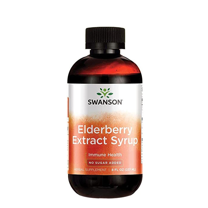 СУОНСЪН НАТУРАЛЕН ЕКСТРАКТ ОТ БЪЗ сироп 237 мл. / SWANSON ELDERBERRY EXTRACT SYROP