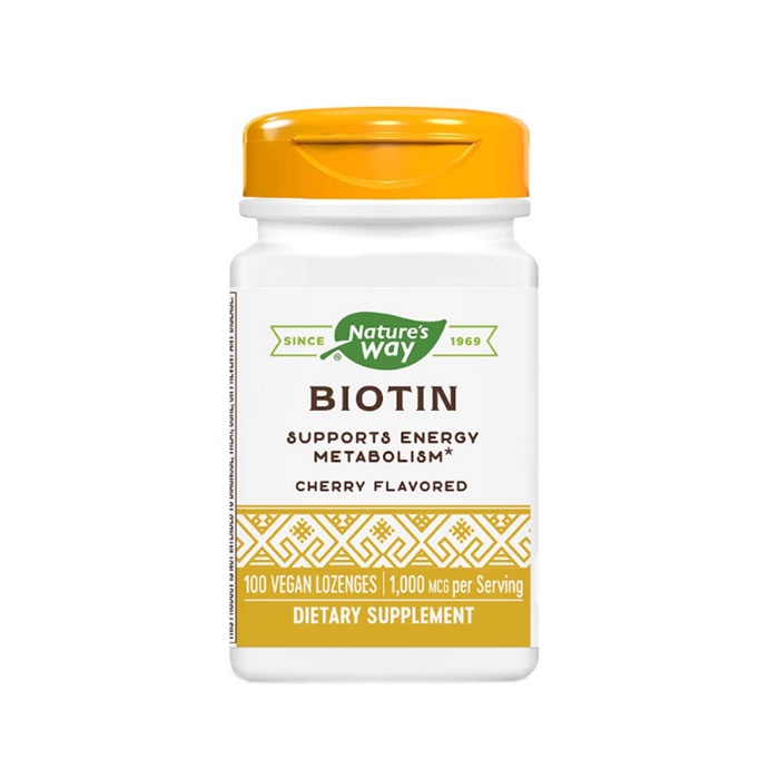 БИОТИН таблетки 1000 мкг 100 броя / NATURE&#039;S WAY BIOTIN