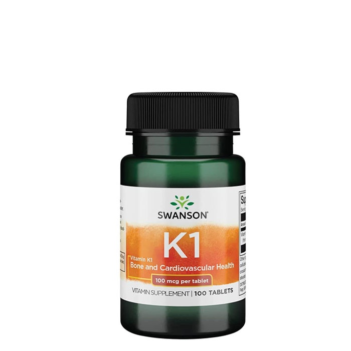СУОНСЪН ВИТАМИН К1 таблетки 100 мкг 100 броя / SWANSON PREMIUM VITAMIN K - 1