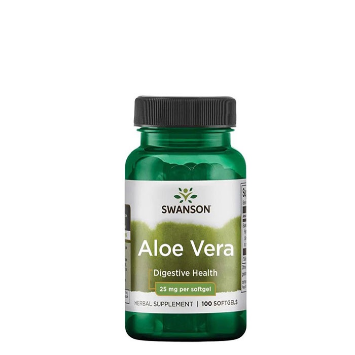 СУОНСЪН АЛОЕ ВЕРА капсули 25 мг 100 броя / SWANSON SUPERIOR HERBS ALOE VERA