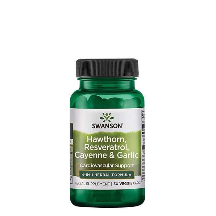 СУОНСЪН ФУЛ СПЕКТРУМ БИЛКИ ЗА ЗДРАВЕТО НА СЪРЦЕТО капсули 30 броя / SWANSON FULL SPECTRUM HERBAL CARDIOVASCULAR CARE