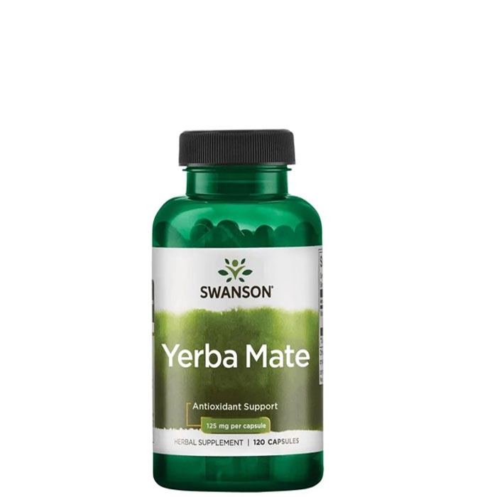 СУОНСЪН ЙЕРБА МАТЕ капсули 125 мг 120 броя / SWANSON YERBA MATE