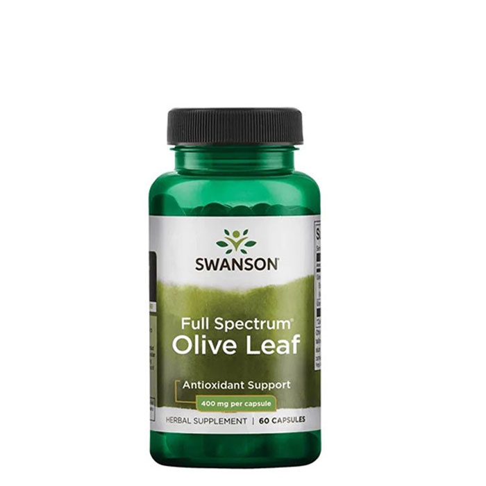 СУОНСЪН МАСЛИНА ЛИСТ капсули 400 мг 60 броя SW1280 / SWANSON OLIVE LEAF