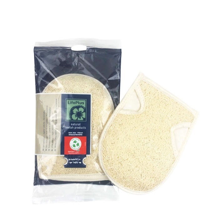 ГЪБА ЗА ТЯЛО НАТУРАЛНА ЛУФА 100% БИО ВЕГАН ЛИФОПЛЮС / LIFOPLUS NATURAL LOOFAH 100% BIO VEGAN